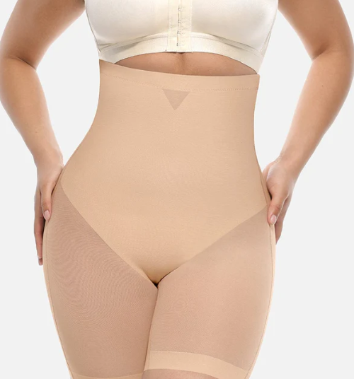 High-waisted Butt-lifting Mid Thigh Shaping Shorts