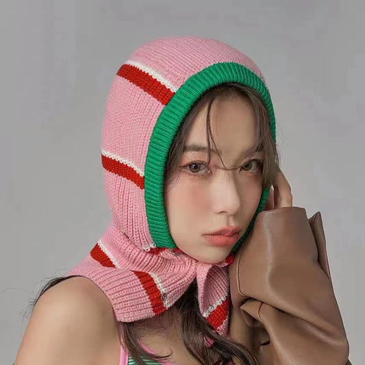 Women's Balaclava Hat With Scarf