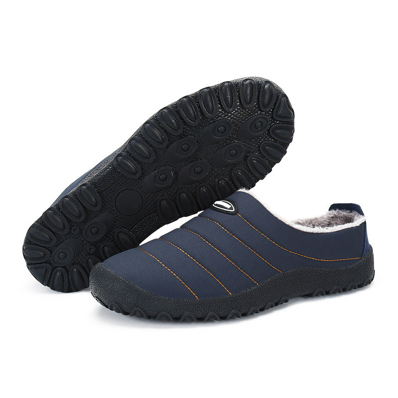 Men's Fleece Warm Casual Cotton Shoes