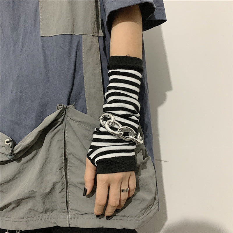 Sleeves Street Sun Protection Arm Guards Finger All-match Gloves