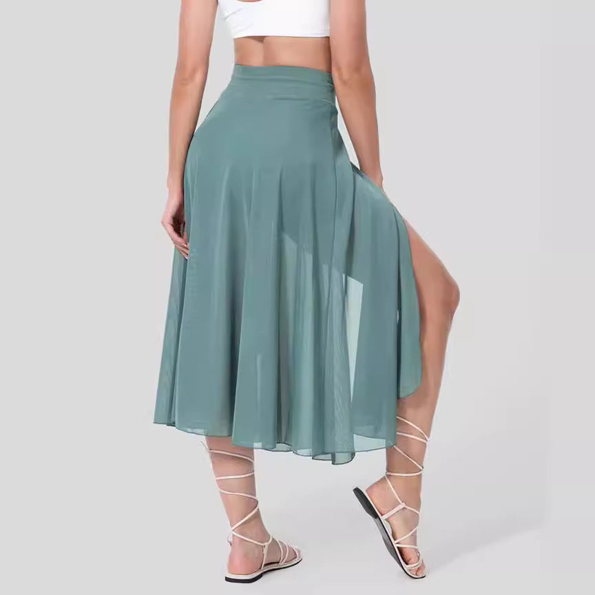 Women's Urban Fashion Romper Skirt Safety Pants