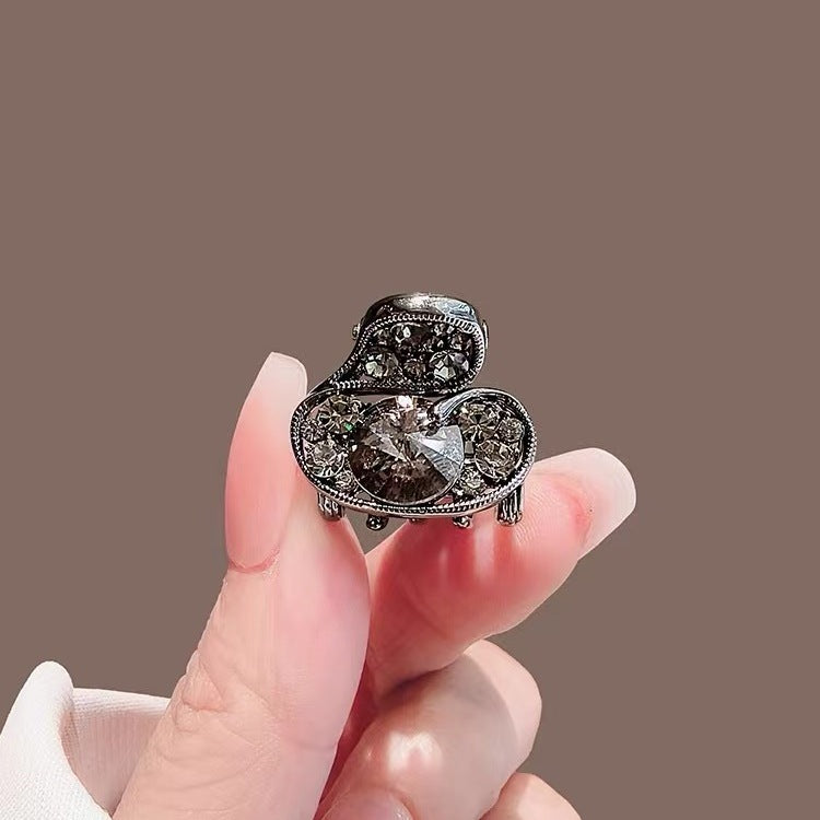 Rhinestone Small Size Broken Hair Side Hairpin