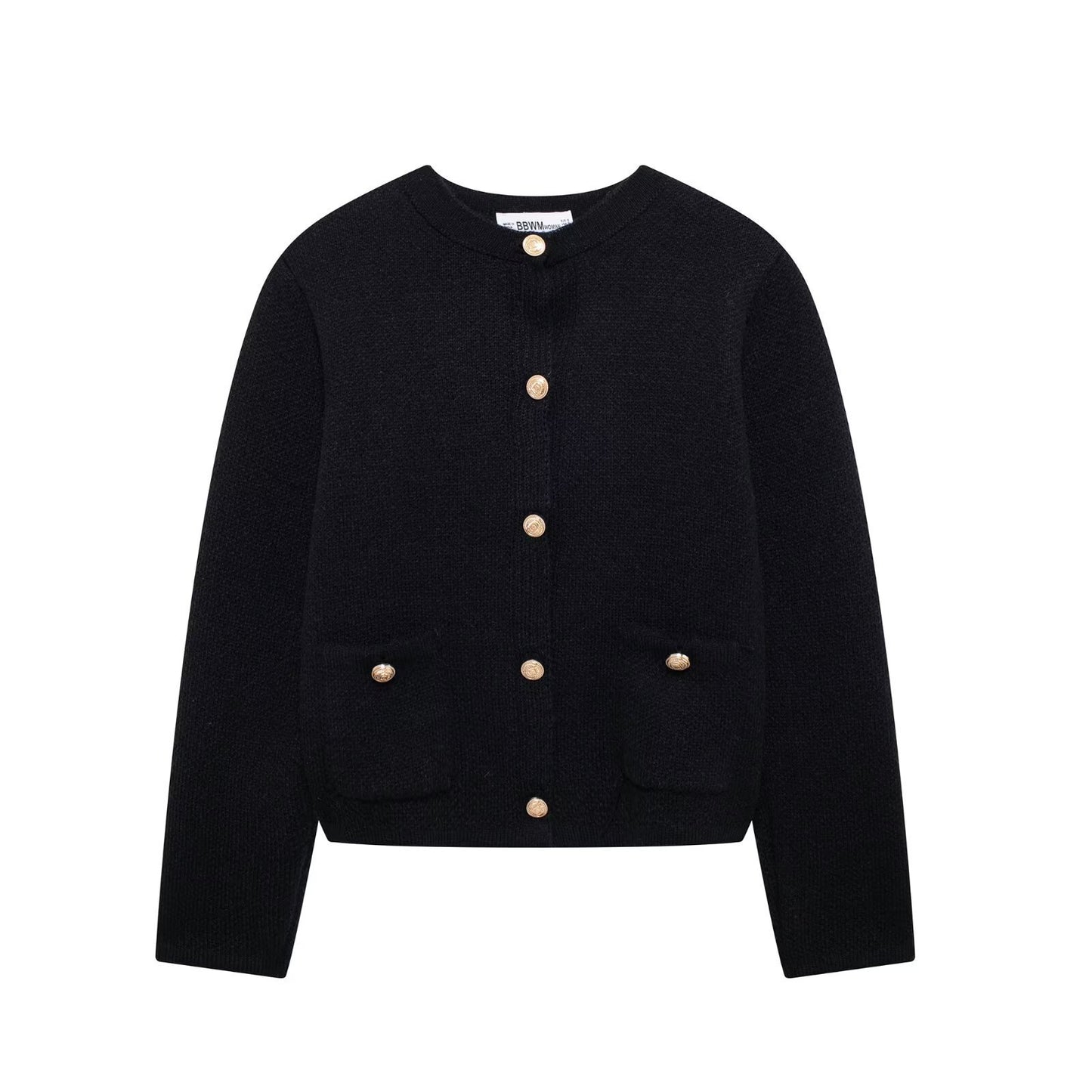 Knitwear Women's Round Neck Solid Color Loose Pullover Leisure