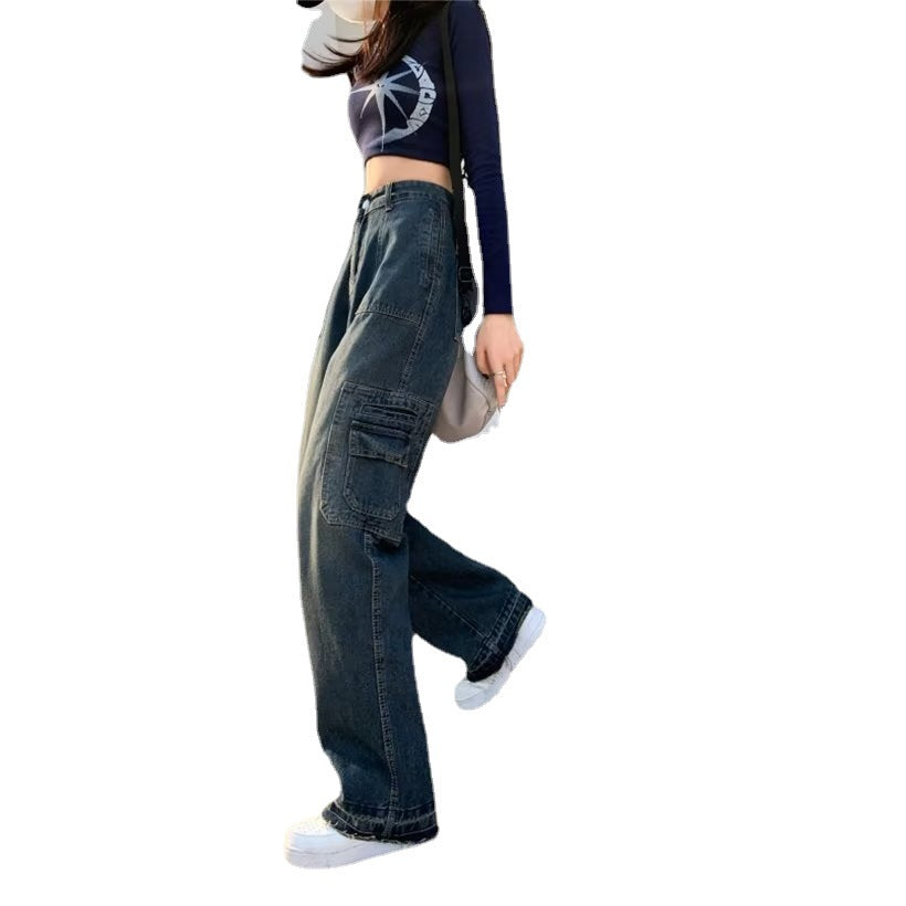 Moderne Retro Små Jeans Til Kvinder