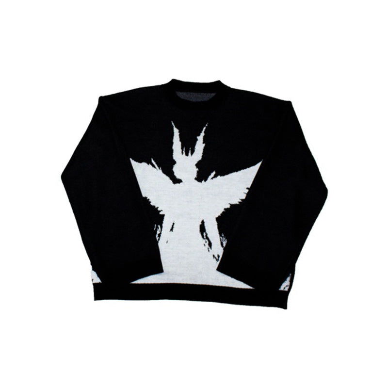 Løs pullover Indvendigt tøj Overtøj Strikvarer Sweater
