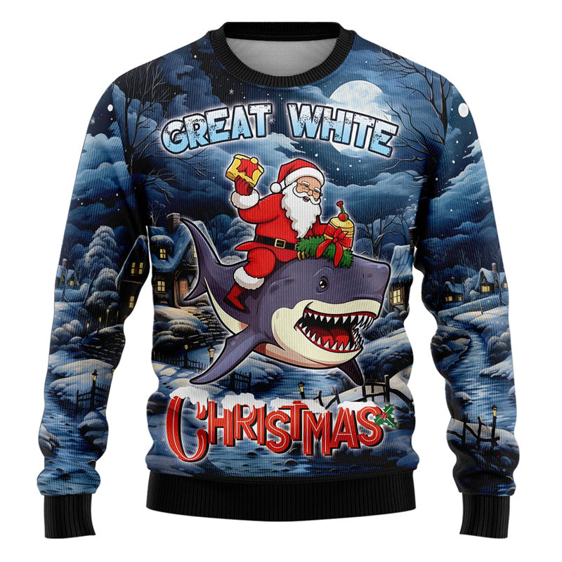 printed Ugly Christmas Sweater For Men 3D