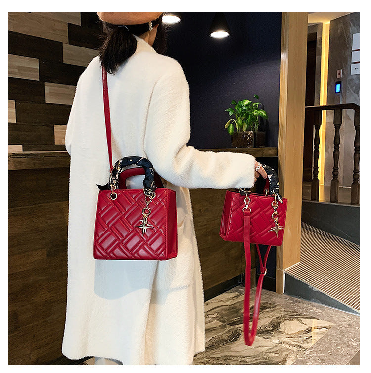 Women's New XINGX Pendant All-match Rhombus Shoulder Bag