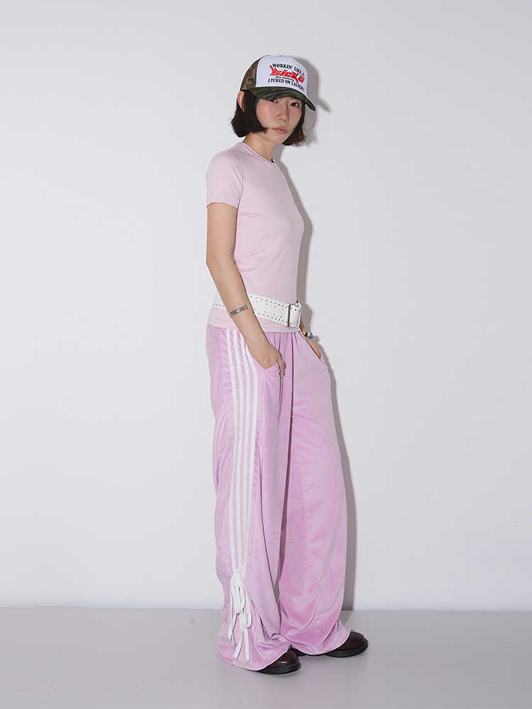 Velvet Wide-leg Pants Women's High Waist Loose Drooping Straight-leg Pants