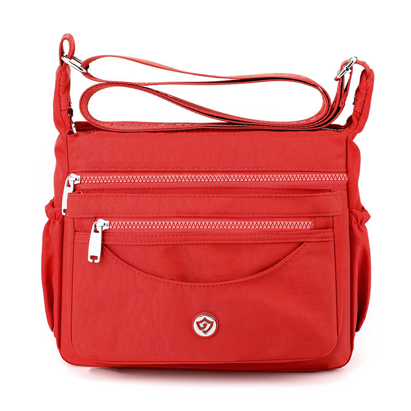 Trendy Women's Shoulder Lightweight Waterproof Nylon Cloth Bag