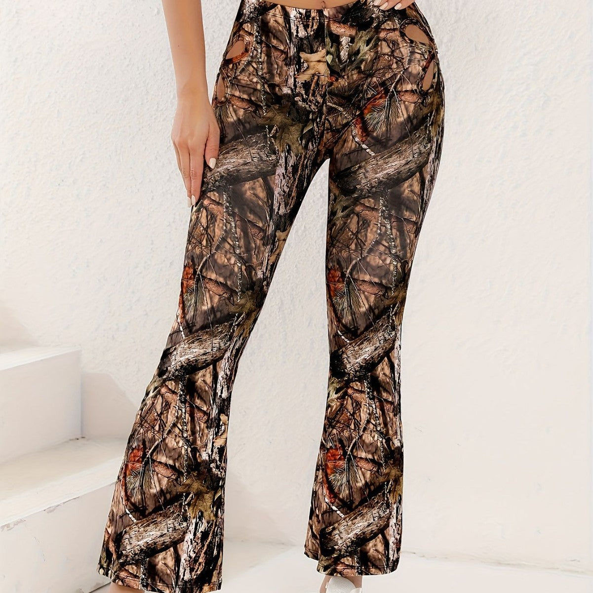 Street Snap Sexy Print High Waist Slim Fit Yoga Leisure Pants
