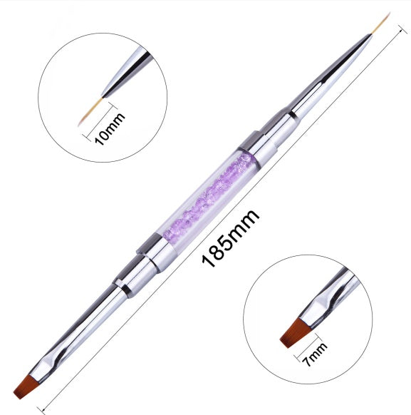 Multi-function Nail Pen with Color Matching and Gluing Embossing Stick
