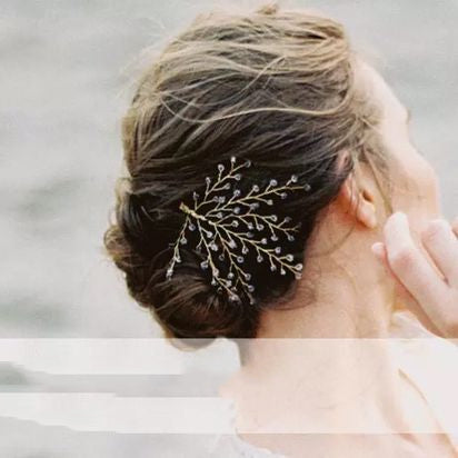 European Style Hairpin With Decorative Crystal Headdress