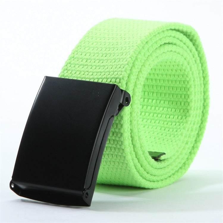 Hip Hop Belt Woven Canvas Pants Belt