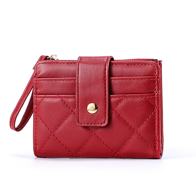 Simple And Niche Women's Short Wallet