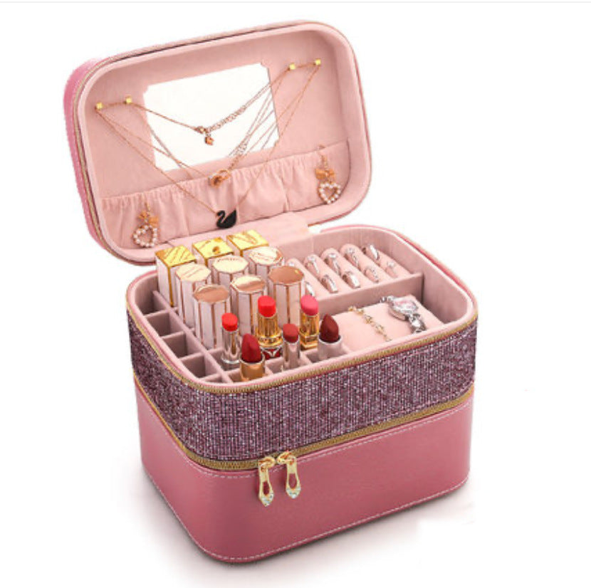 High-end Large-capacity Luxury Cosmetic Jewelry Box