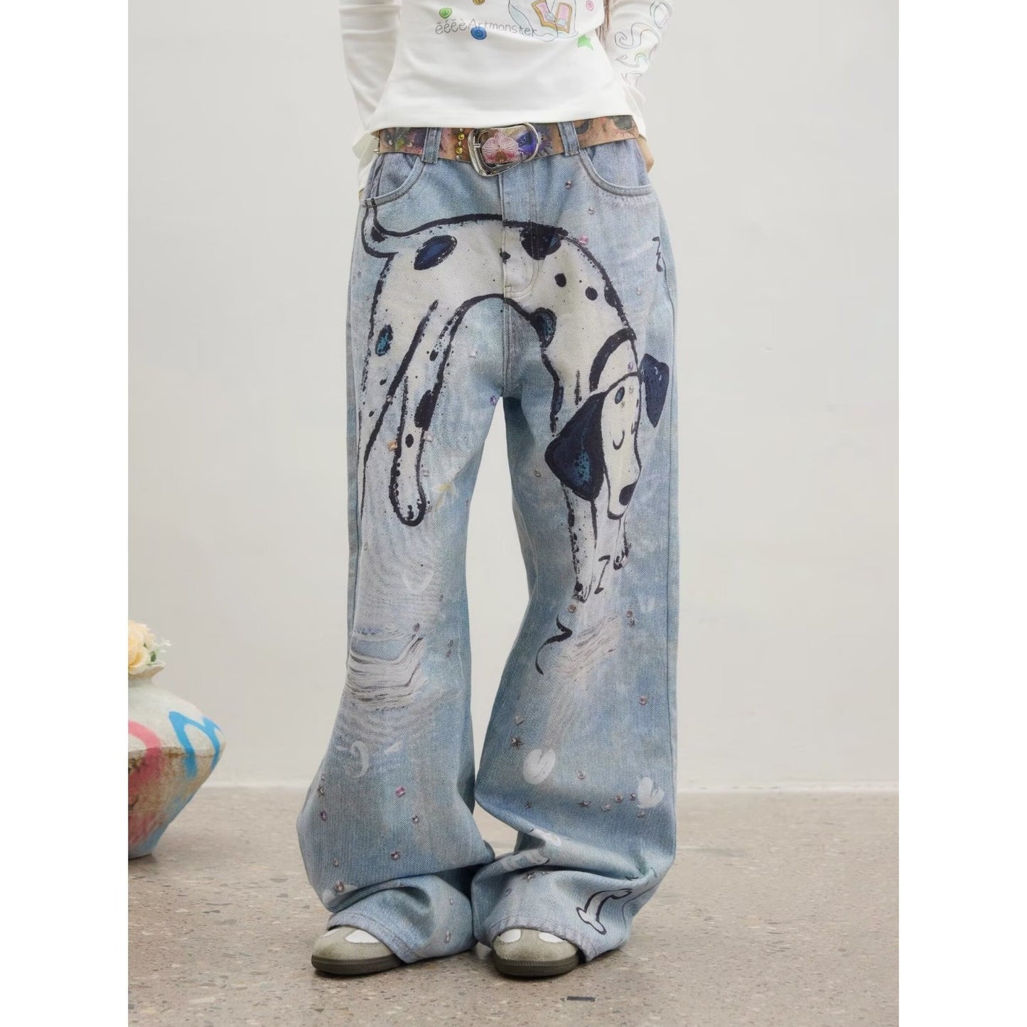 Artsy And Trendy Casual Jeans