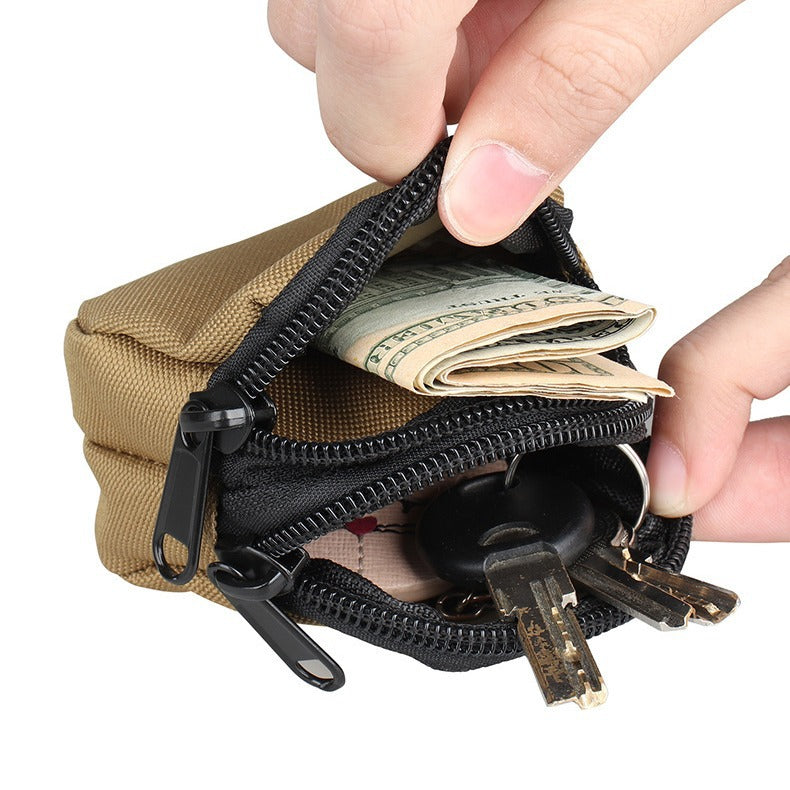 Canvas Bluetooth Headset Package Mini Coin Purse Coin
