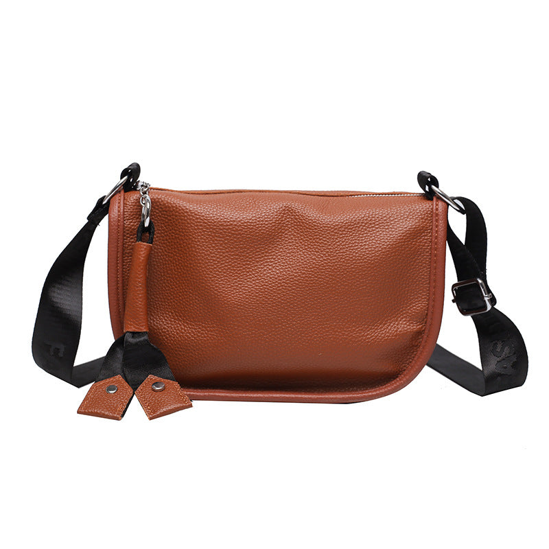 Head Layer Cow Leather Large Capacity Messenger Bag