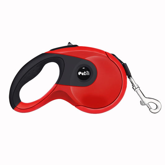 The factory sells high-end dog walking rope rope glue, skid proof dog leash and pet automatic telescopic traction rope