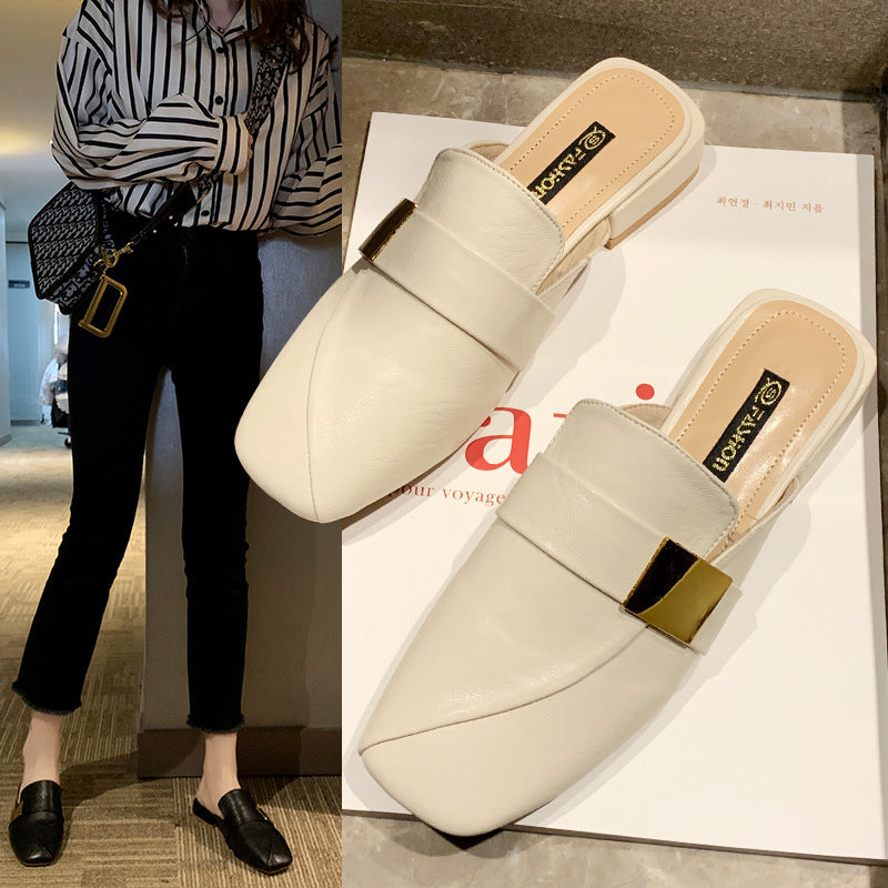 Semi-supporting Women's Shoes New Slippers Women's Outer