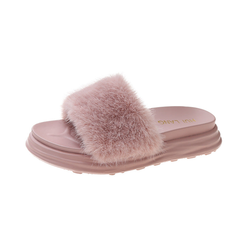 Fashionable Outer Wear Netflix One-piece Flat Bottom Comfortable Casual Sandals