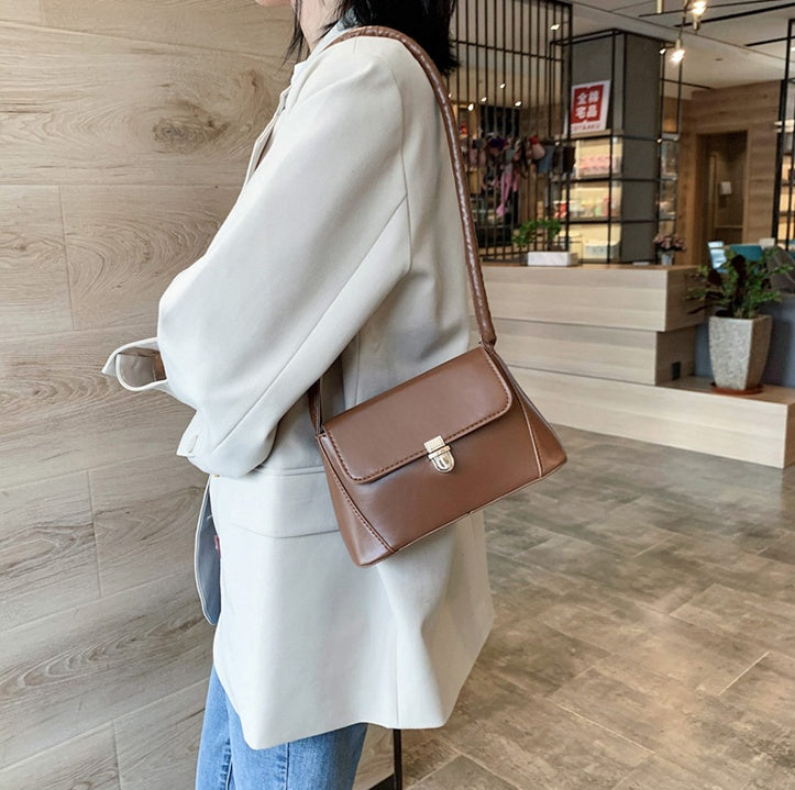 French niche retro armpit bag