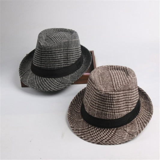 Lille Stilfuld Tophat Dame Pepita Uldhat