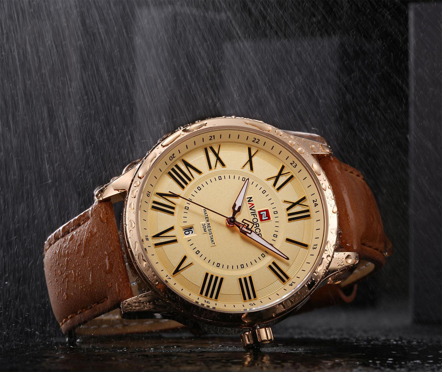 Waterproof Belt Watch Roman Calendar