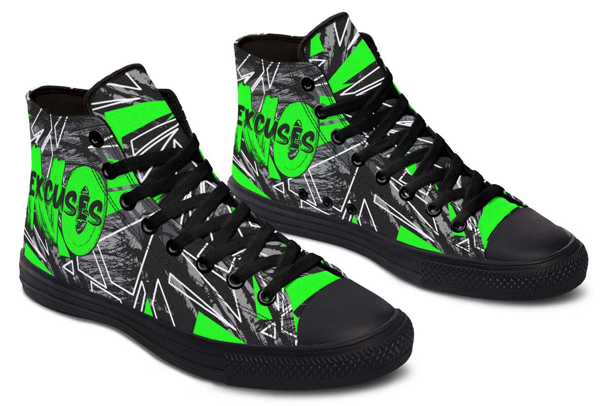 Printed Couple High-top Canvas Shoes