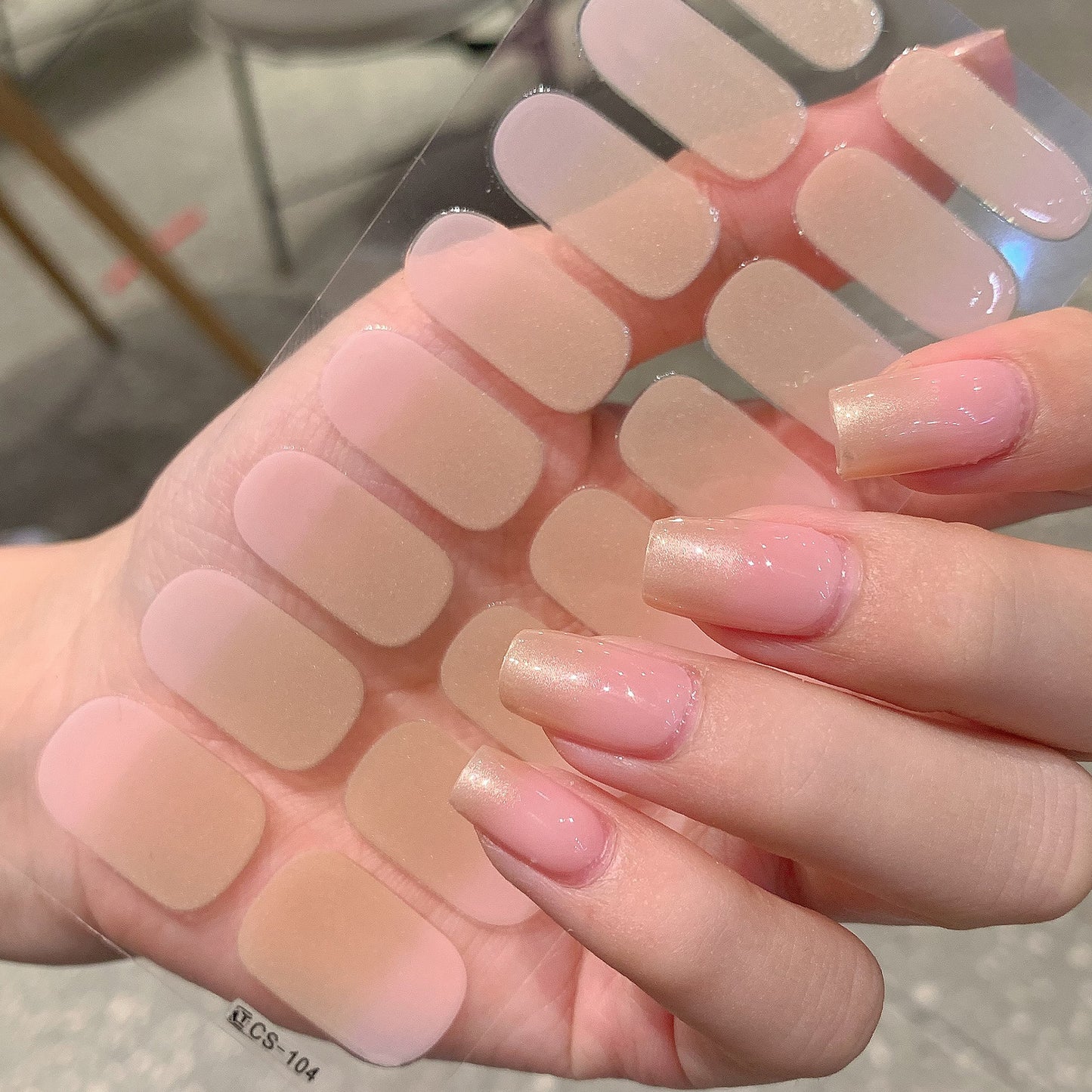 Gradient Color Nail Sticker Spring And Summer Comely Finger