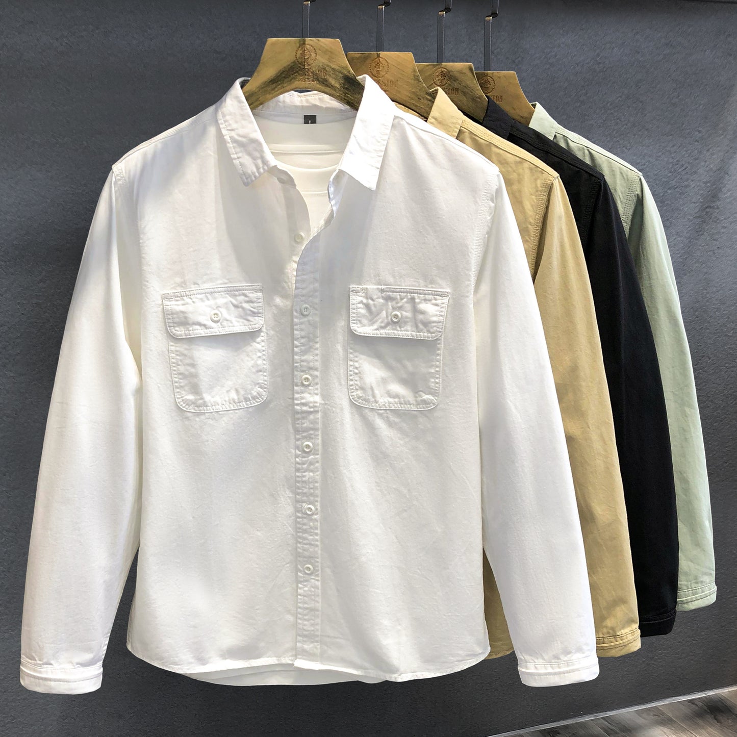Casual All-matching And Handsome Trendy Brand Shirt