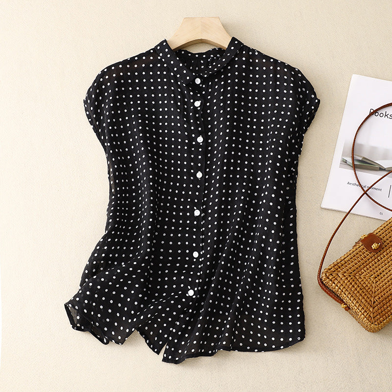 Summer Mori Style Artistic Lightweight Casual Shirt Top