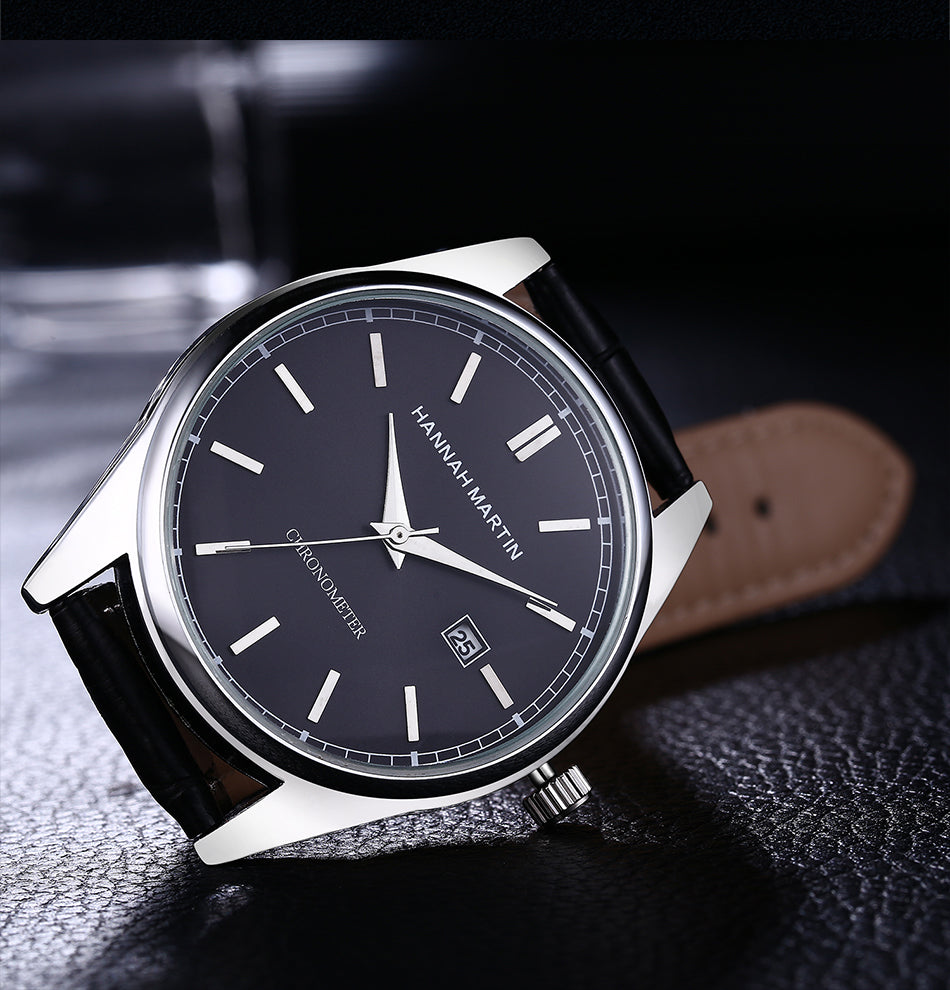 Men's Slub Strap Quartz Watch