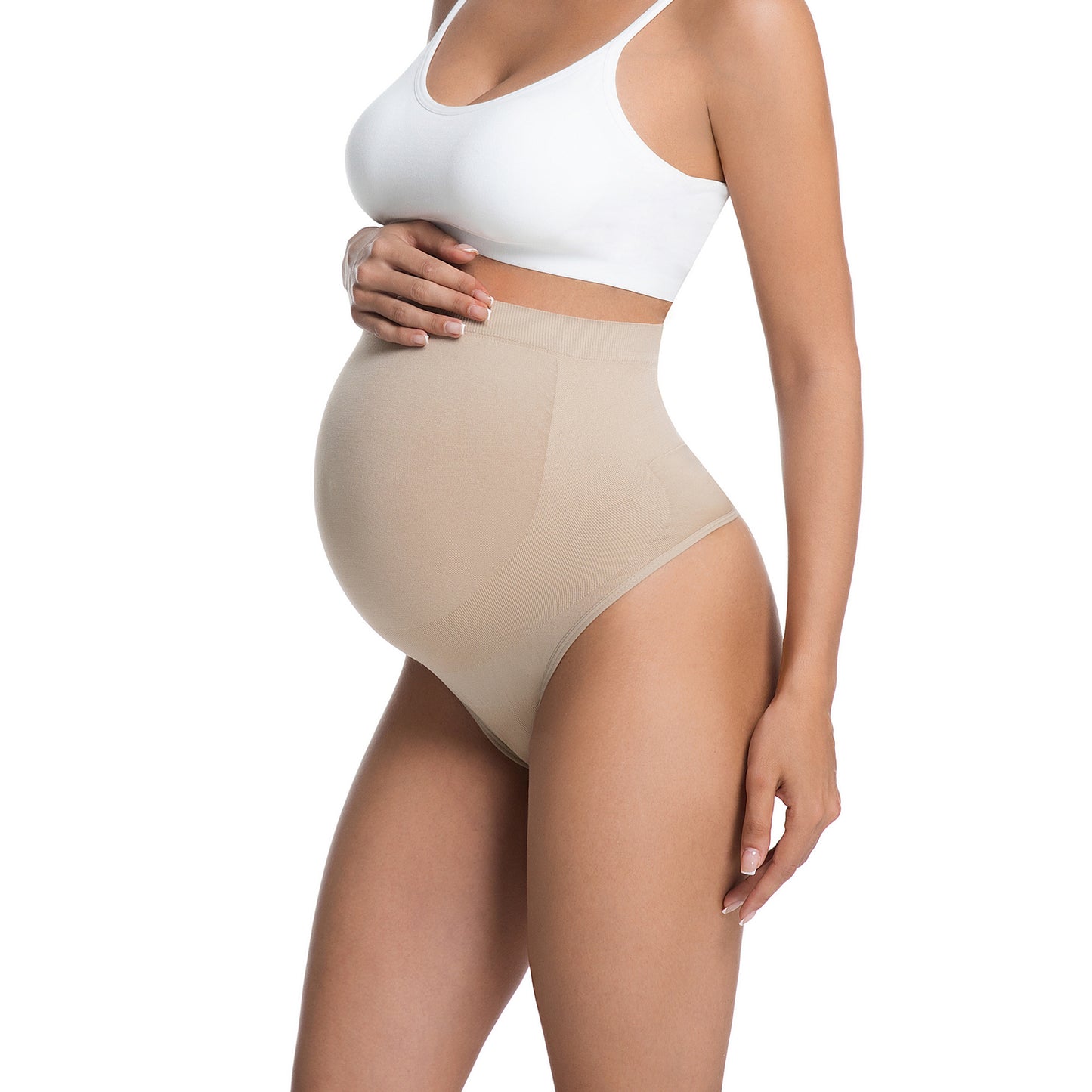 High-waisted Seamless Maternity Underwear For Pregnancy