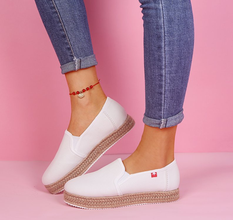 Flade top-rund hoved-gummi-lav mund-slip-on-sko