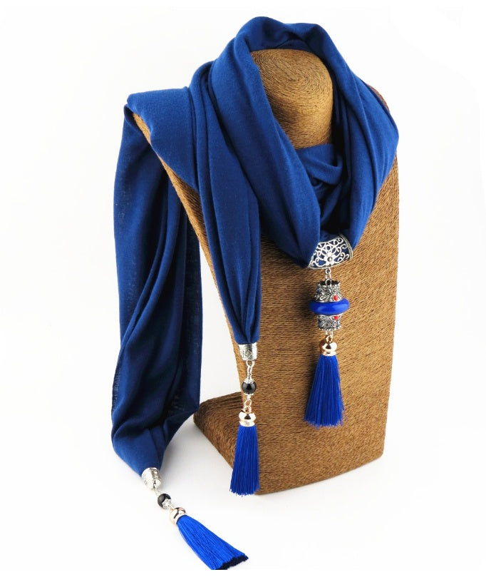 Tassel Peacock Pendant  Shawl  Scarf