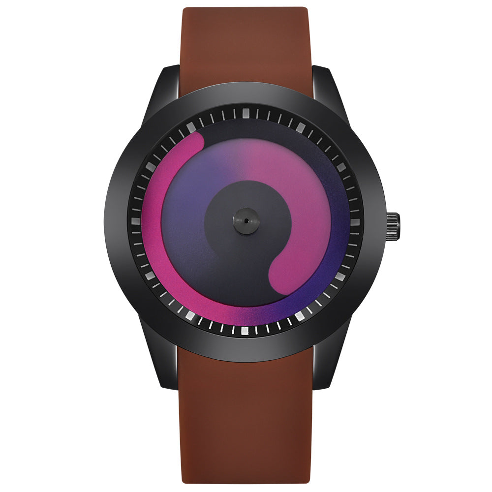 Second Dial Rubber Strap Quartz Watch