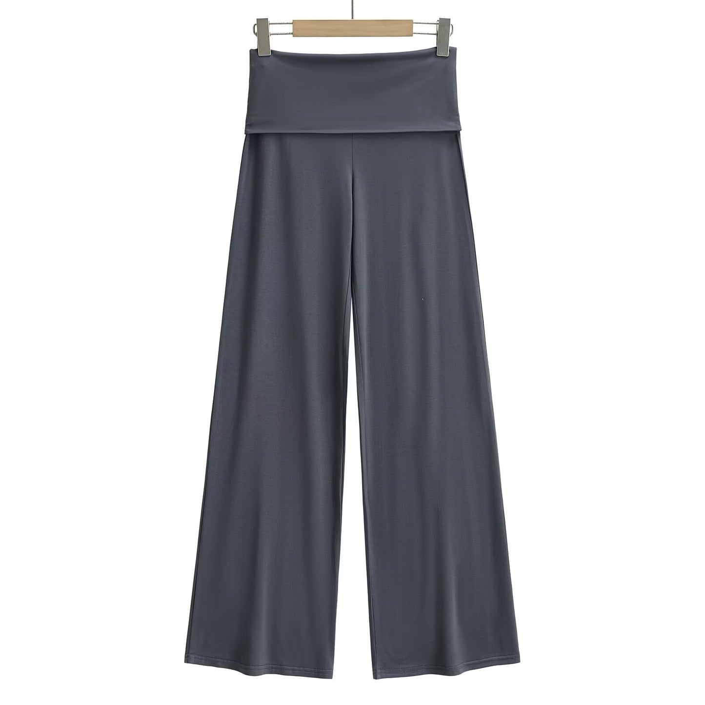 Women's Waist Straight Wide-leg Pants
