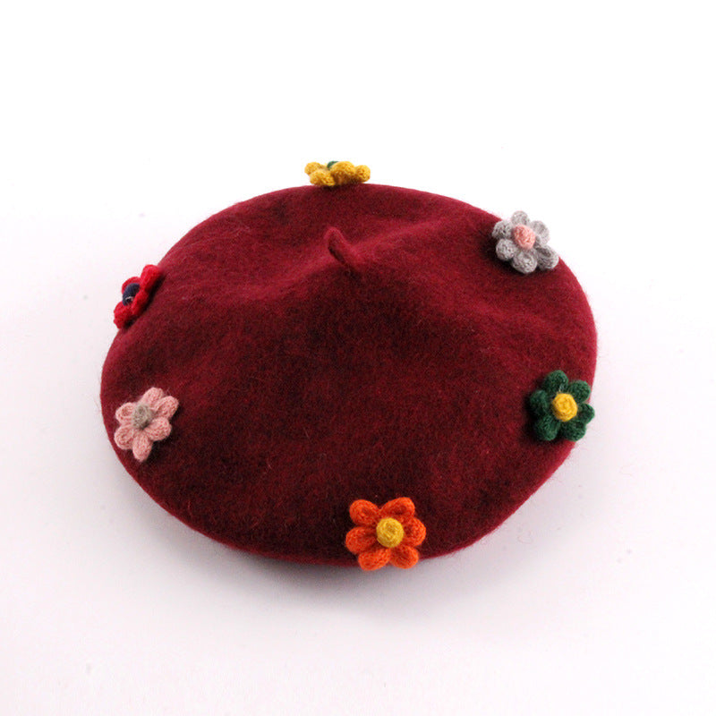Warm Beret British Fashion Painter Hat
