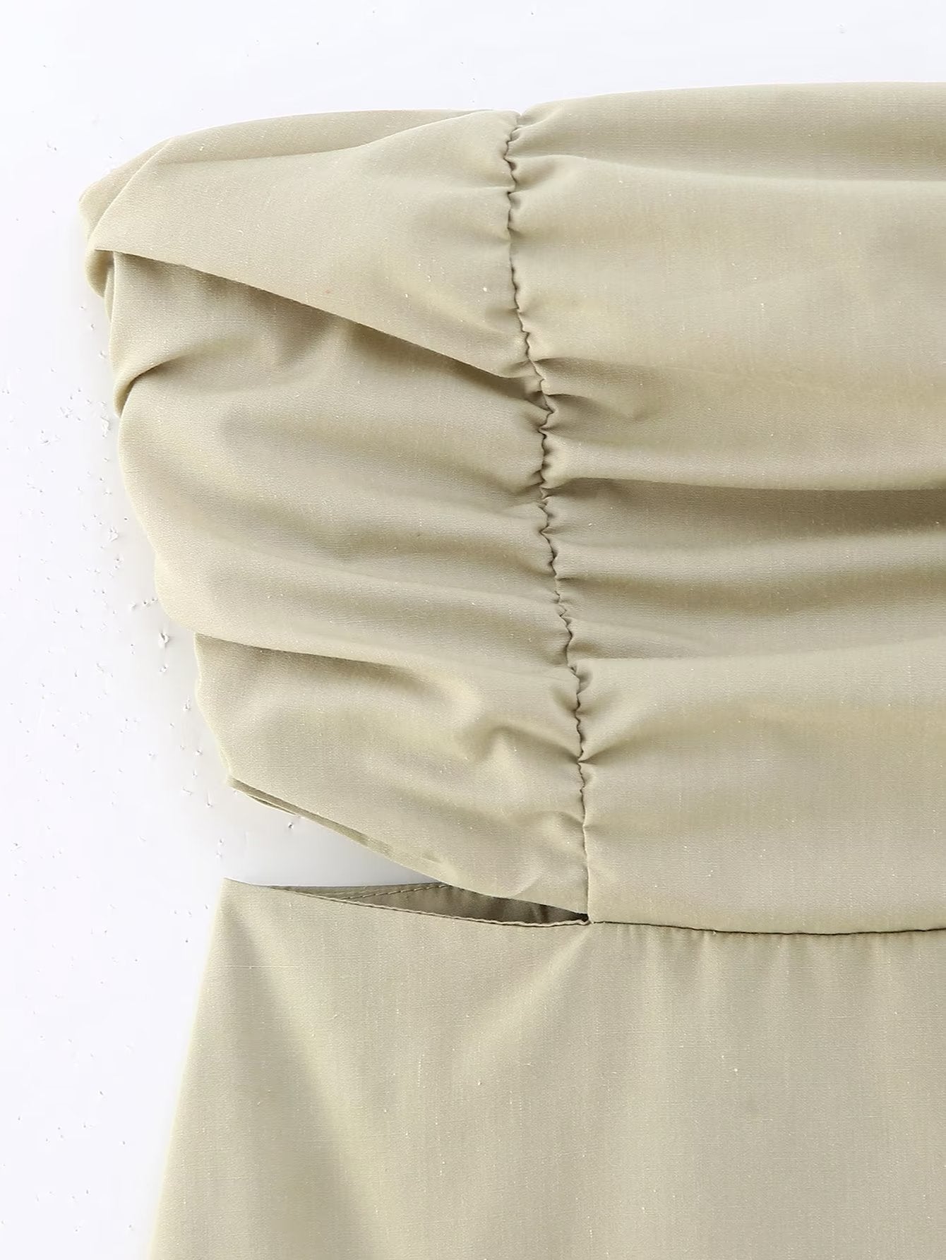 Hollow Out Wrapped Waist Slim Dress
