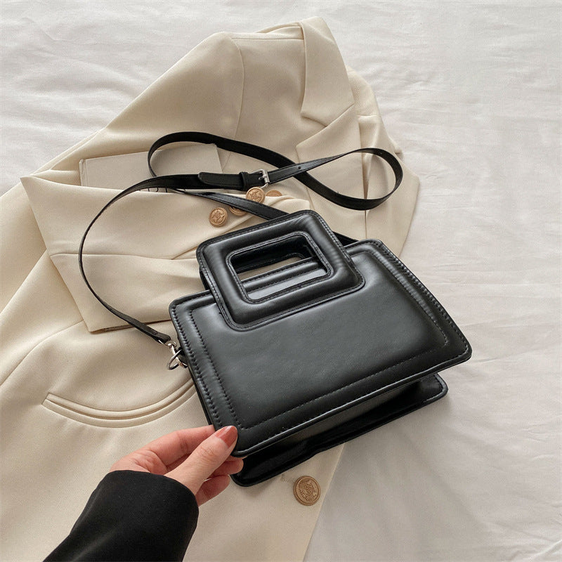 Simple Western Style Solid Color Tote