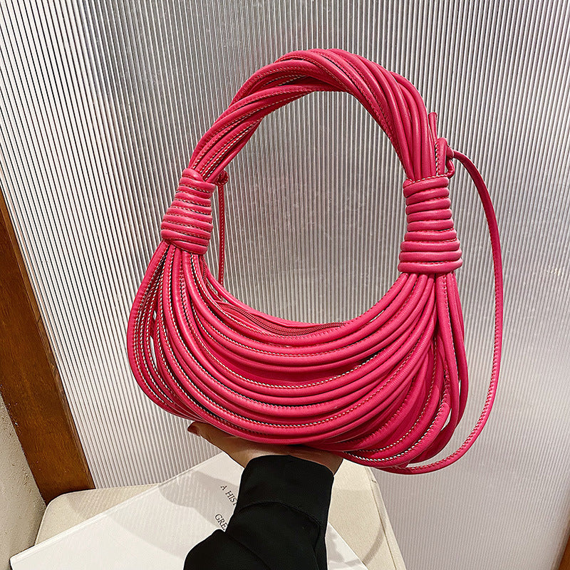 Ladies Handheld Personalized Ramen Knotted Bag