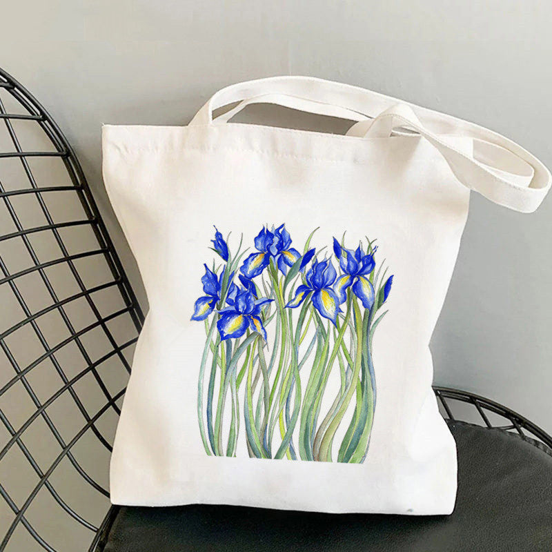 Printed Canvas Personalized One Shoulder Women's Fashionable Handbag