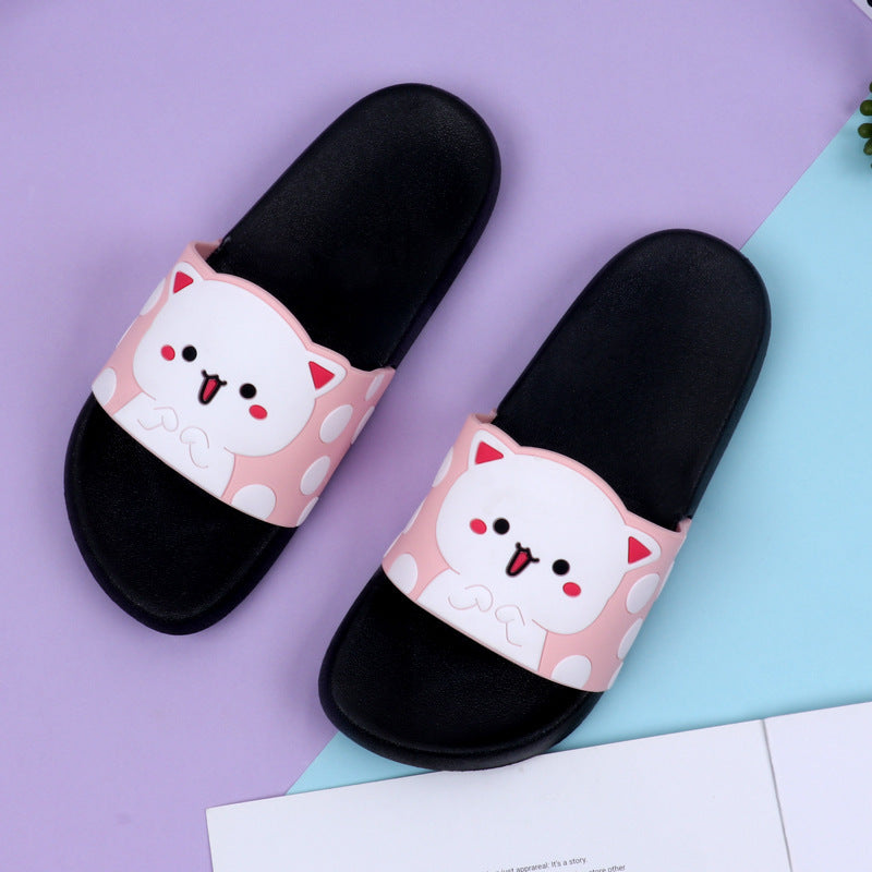 Cat student slippers
