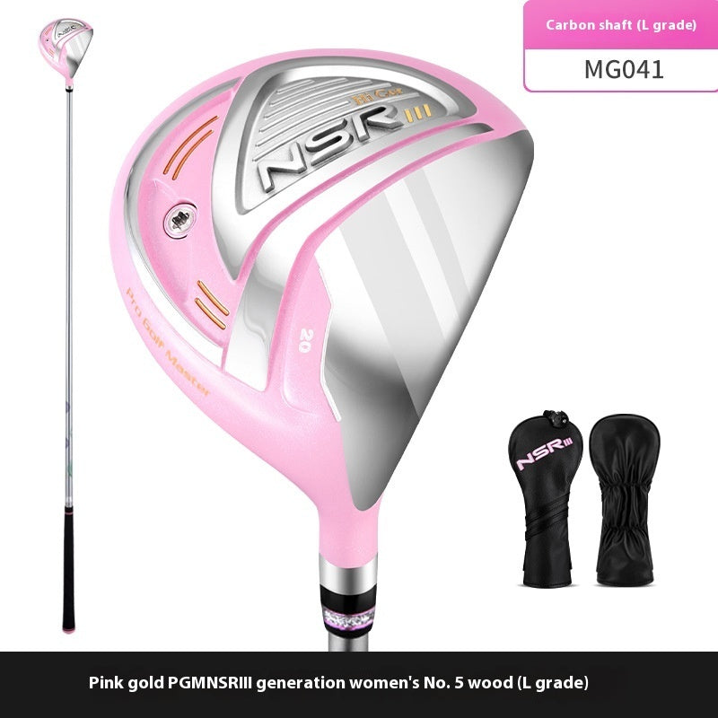 PGM Golf Club Ladies No 1 WoodNo 3No 5 Serve Wood Rod Titanium No 1 Carbon Rod High Rebound