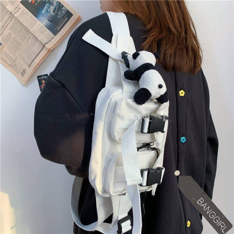Canvas crossbody bag