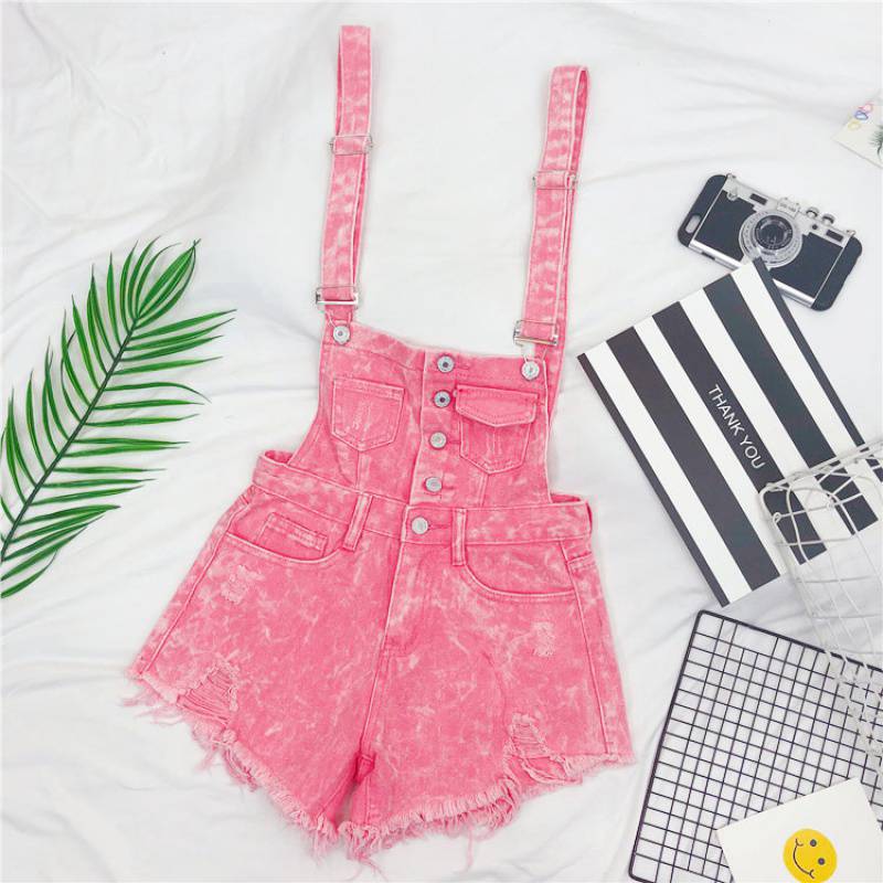 Korean Version Of Thin Shorts With Fringed Fringe