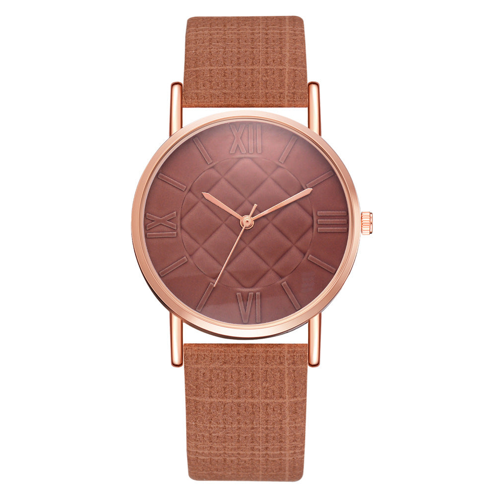 Lovers Pu with quartz watch