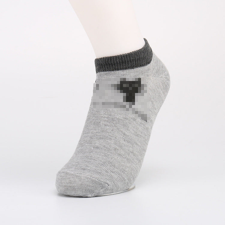 Socks children's socks light socks cartoon low help summer polyester cotton thin anti slip stealth stealth ship socks female wholesale