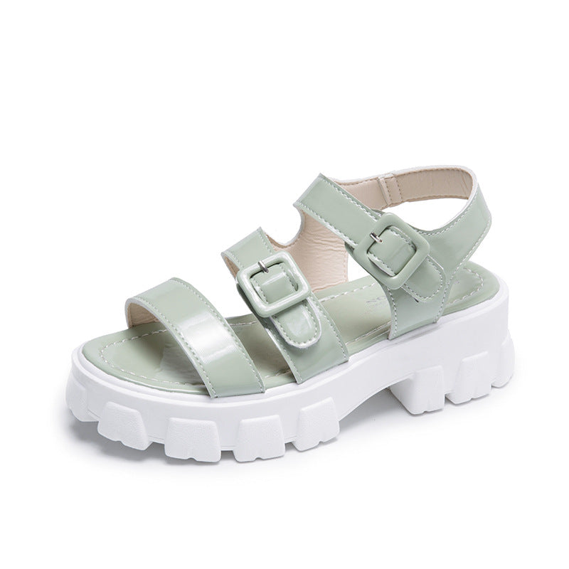 Sponge Cake Heightened Leisure Student Flat Beach Shoes